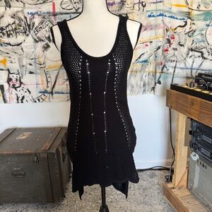 Black Racerback Tank Dress